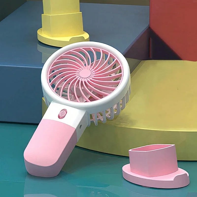 [T-IK-6819A] MINI VENTILADOR DE MANO PORTÁTIL INALÁMBRICO RECARGABLE