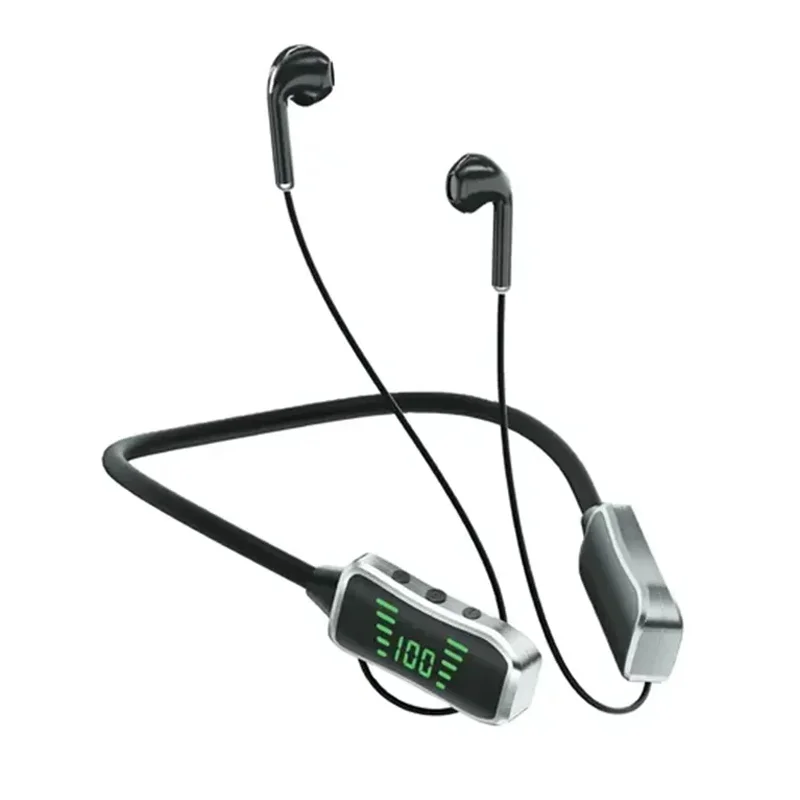 AURICULAR BLUETOOTH DEPORTIVO IMANTADO CON BANDA PARA EL CUELLO