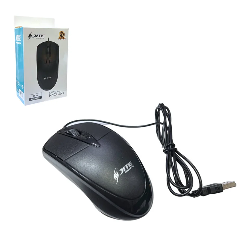[T-IK-B01] MOUSE ÓPTICO CON CABLE USB