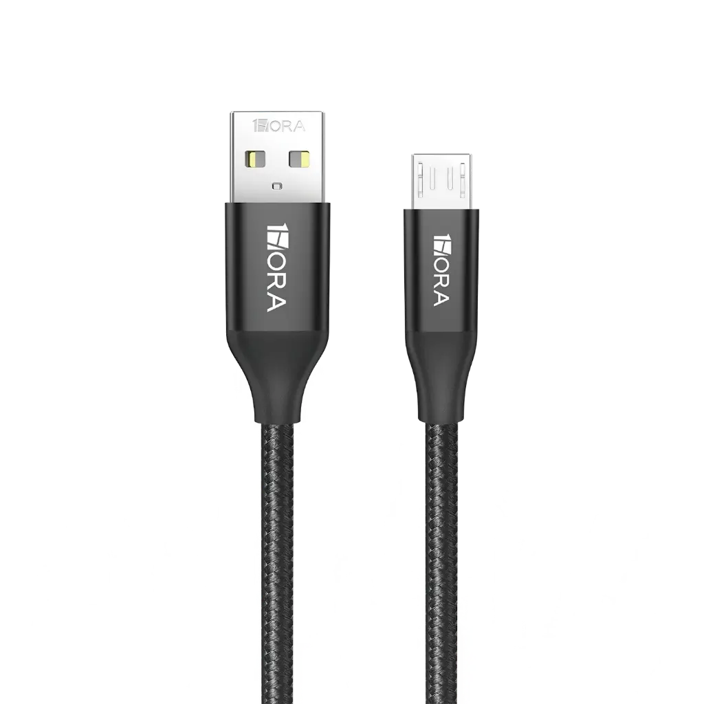 [F-CAB248N-300] Cable trenzado USB-A a USB Micro-B de 1 m 1HORA