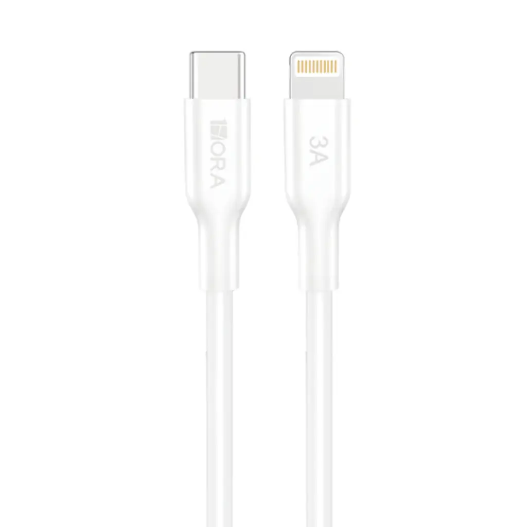 [F-CAB258B] Cable USB-C a Lightning de PVC de 1 m 1HORA