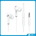 AURICULARES INTRAUDITIVOS CON CABLE Y CON MICRÓFONO - 1HORA