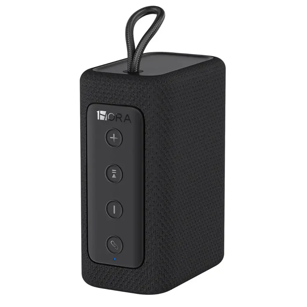 [F-BOC244-NE] Parlante Bluetooth portátil Negro (7W) 5,6Hs 1HORA