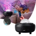 PROYECTOR AURORAS DE LUCES LÁMPARA VELADOR CON PARLANTE Y BLUETOOTH