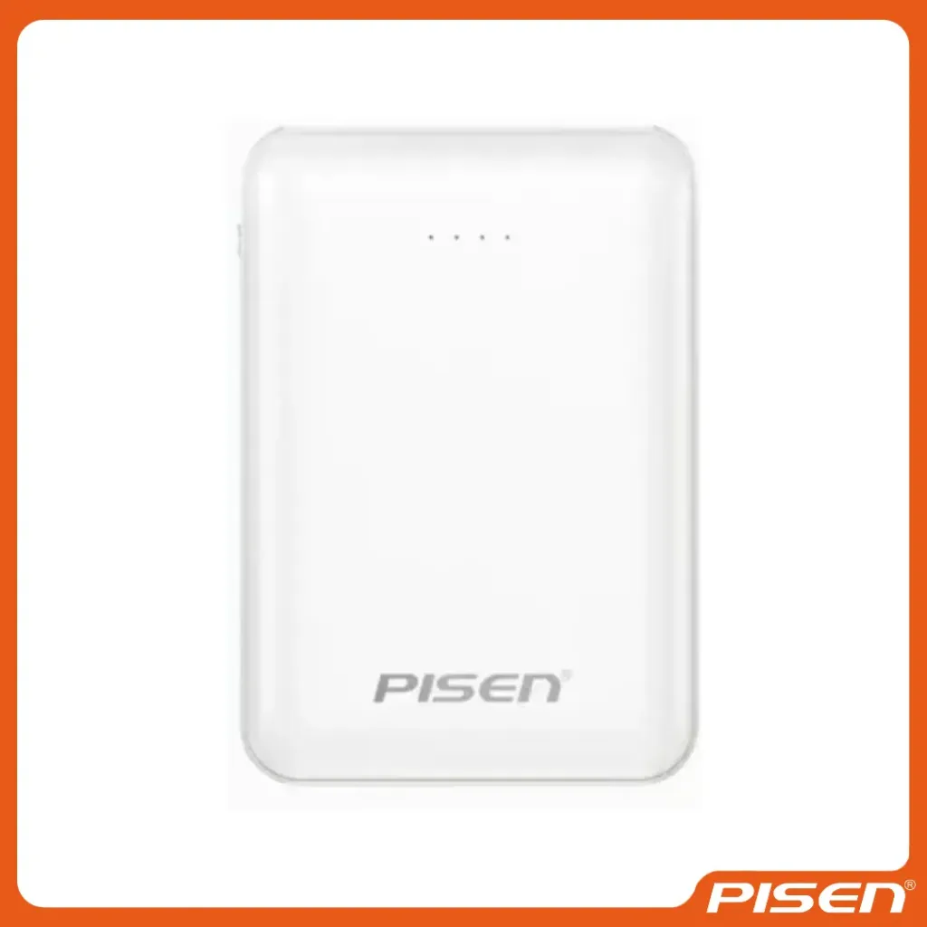 [F-PS-TPD34] Mr White Power Bank Mini 5000mAh (Blanco) • PISEN