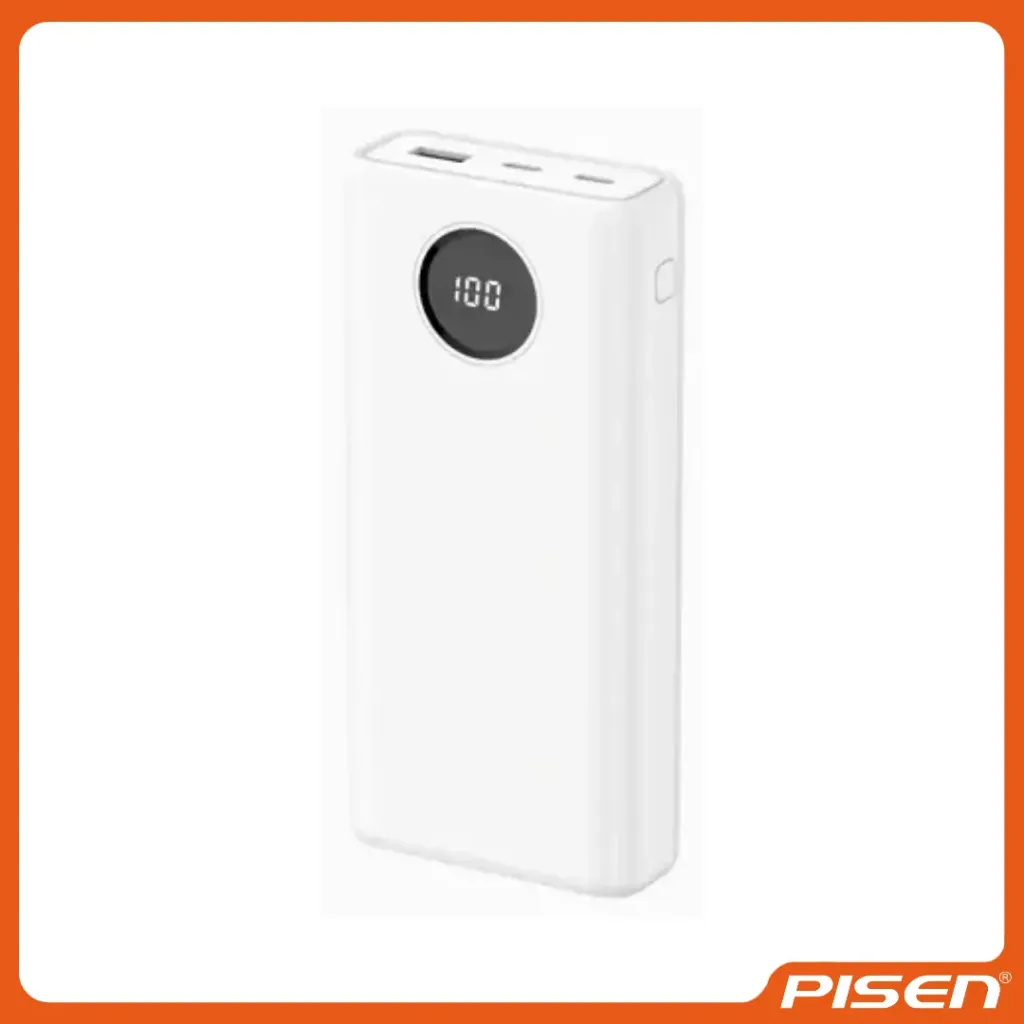 [F-PS-TSD337B] Power Cube Power Bank 30W 20000mAh (Blanco) • PISEN