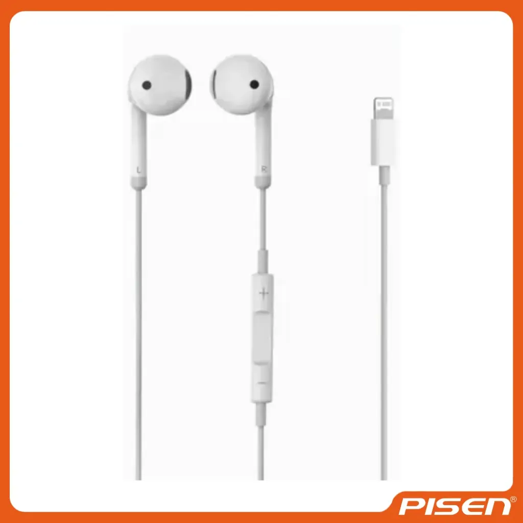 Auriculares con cable digital Lightning semi-intraaurales (TP-LH02/) • PISEN
