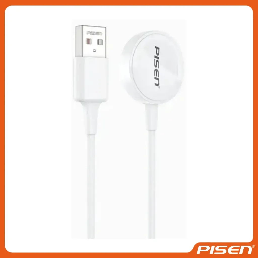 [F-PS-TSC01W1000B] Base de carga para iWatch 1m (TS-C01W-1000/Blanco Nube Inicial) - • PISEN