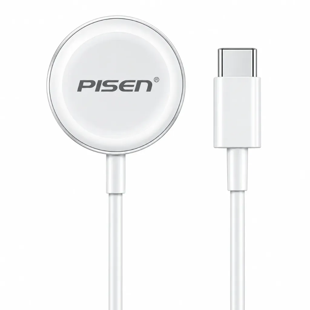 BASE DE CARGA PARA IWATCH (TYPE-C) 1M (TS-WC02-1000/BLANCO NUBE INICIAL) - PISEN
