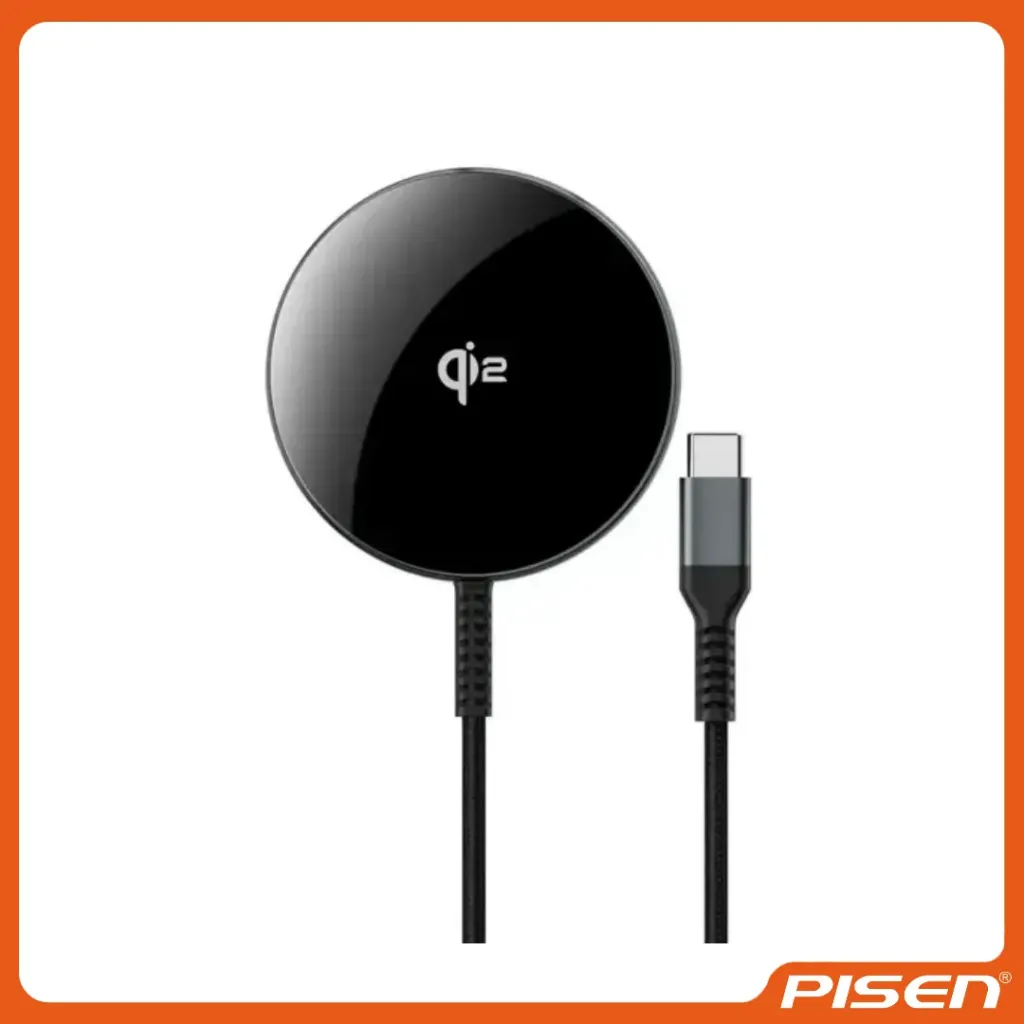 [F-PS-TPC56] Base de Carga de Escritorio Magnética Qi2 • PISEN