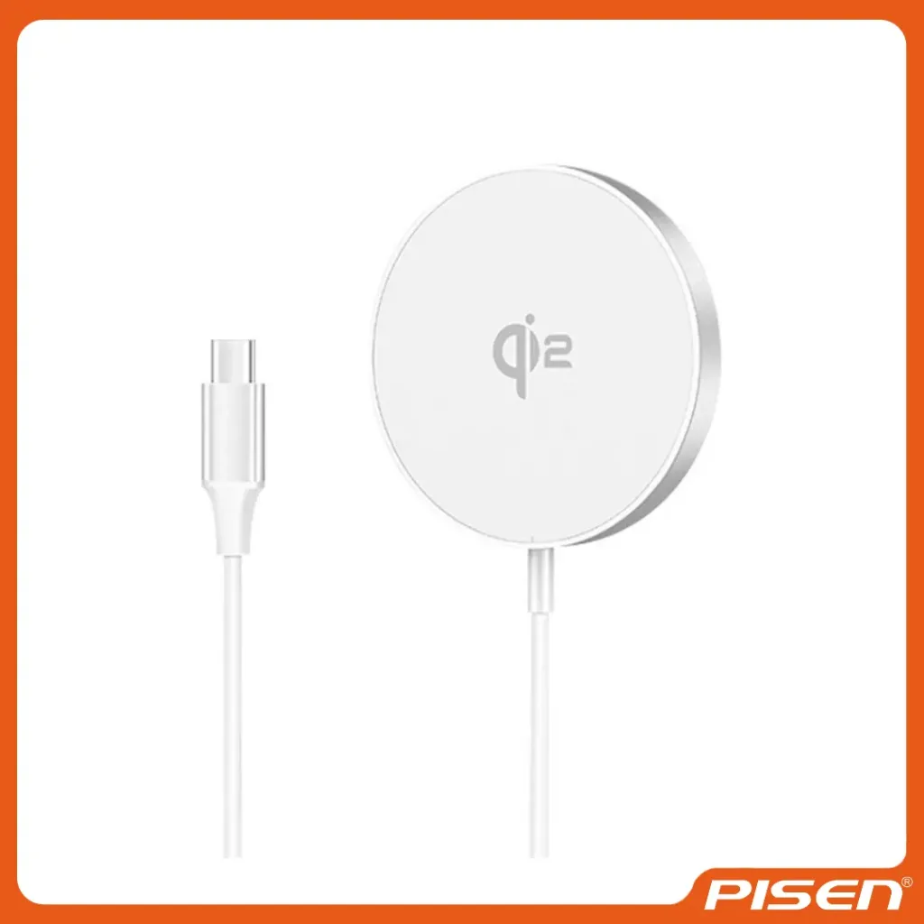 [F-PS-TPC74] -Base de Carga de Escritorio Magnética Qi2 (Lite) • PISEN