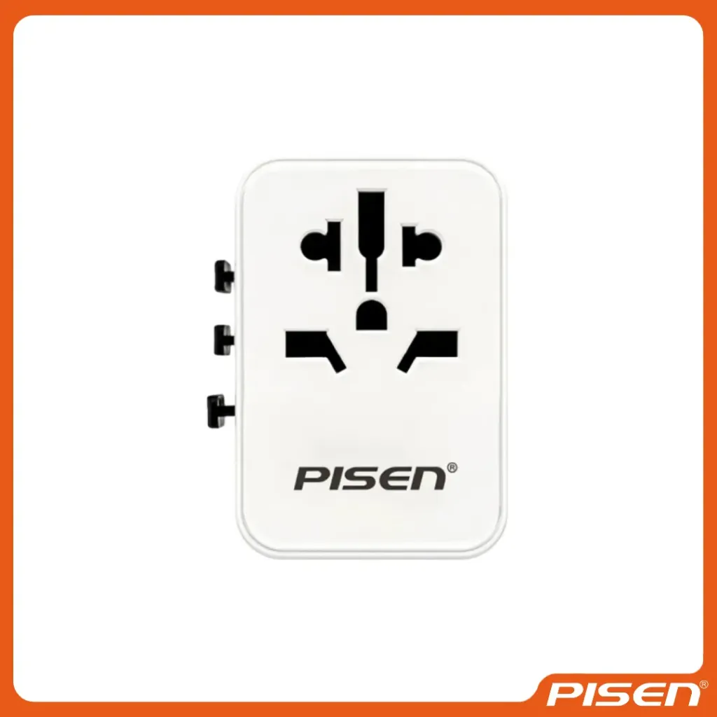 [F-PS-TPC109B] -Cargador Rápido GaN para Viajes Globales 20W 3 Puertos • PISEN