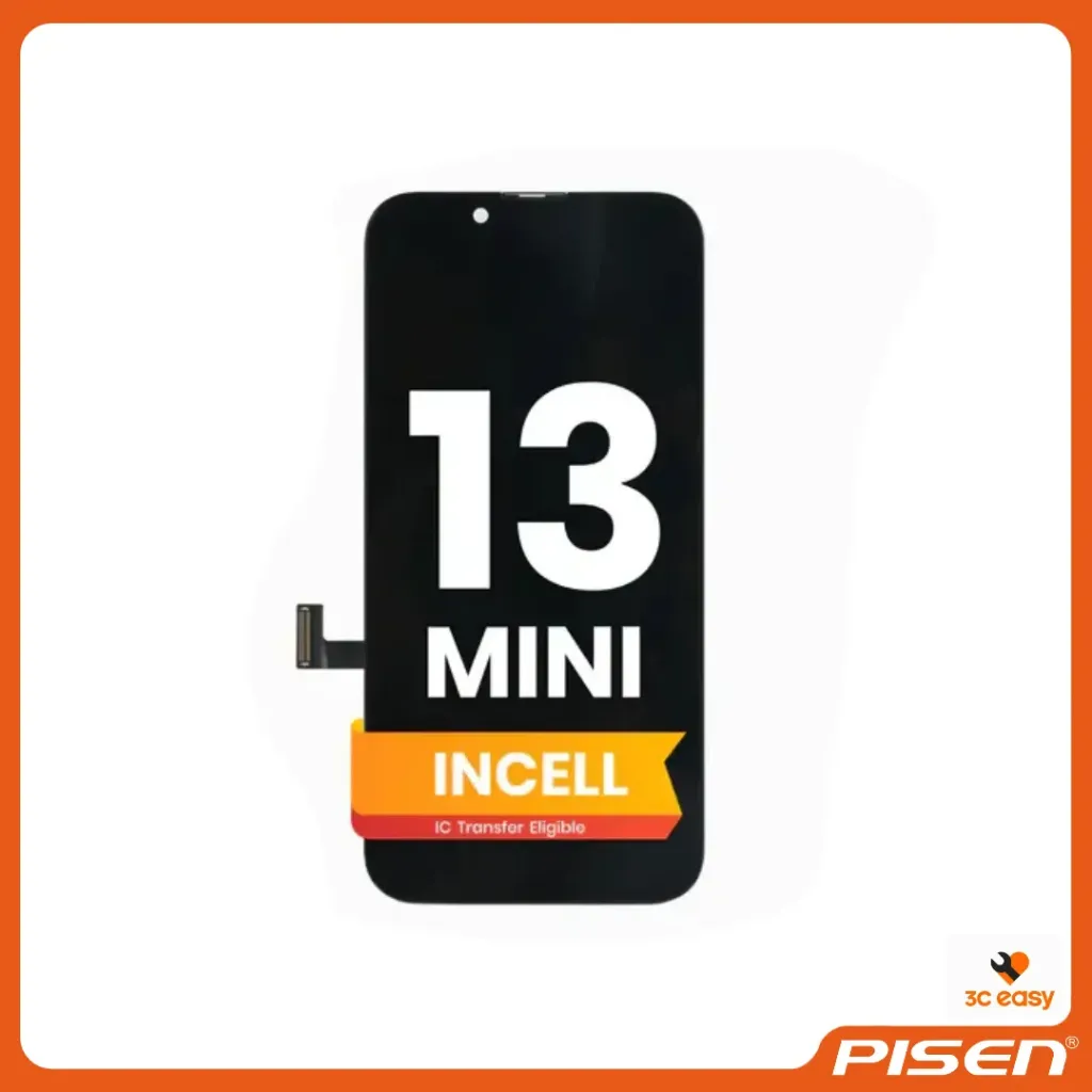 3C EASY - Pantalla de Repuesto Nueva para Móvil I13 mini (Incell/Negro) • PISEN