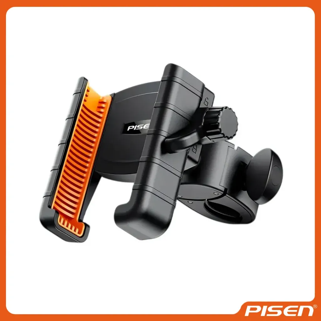 -Soporte para Móvil de Bicicleta Semi Cerrado (Para Manillares) • PISEN