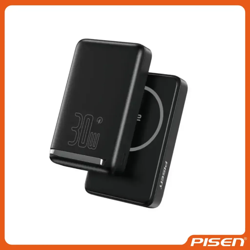 [F-PS-TPD101N] MAGIPI POWER BANK INALÁMBRICO 10000MAH - PISEN (Black)