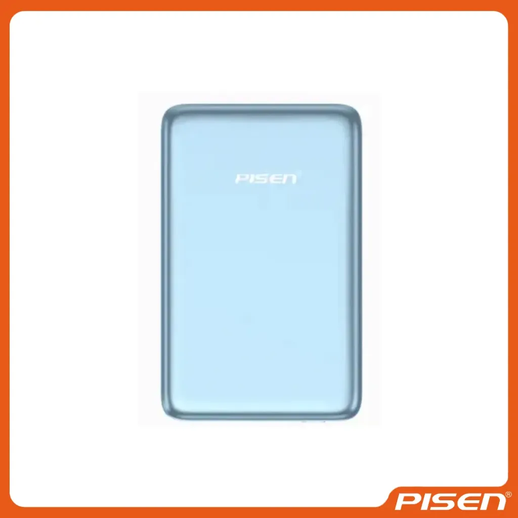 [F-PS-TPD147A] SleekVolt Power Bank Inalámbrico 20W 5000mAh • PISEN (Blue)