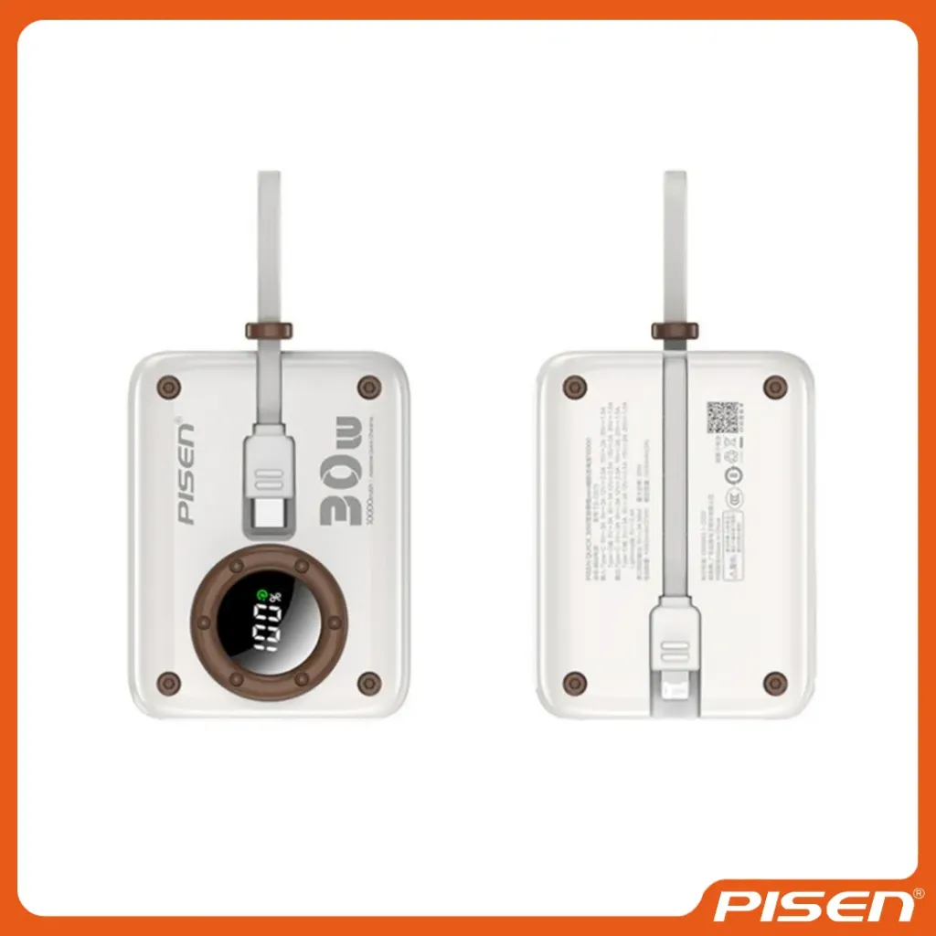 PowerPix Power Bank Mini 30W 10000mAh • PISEN