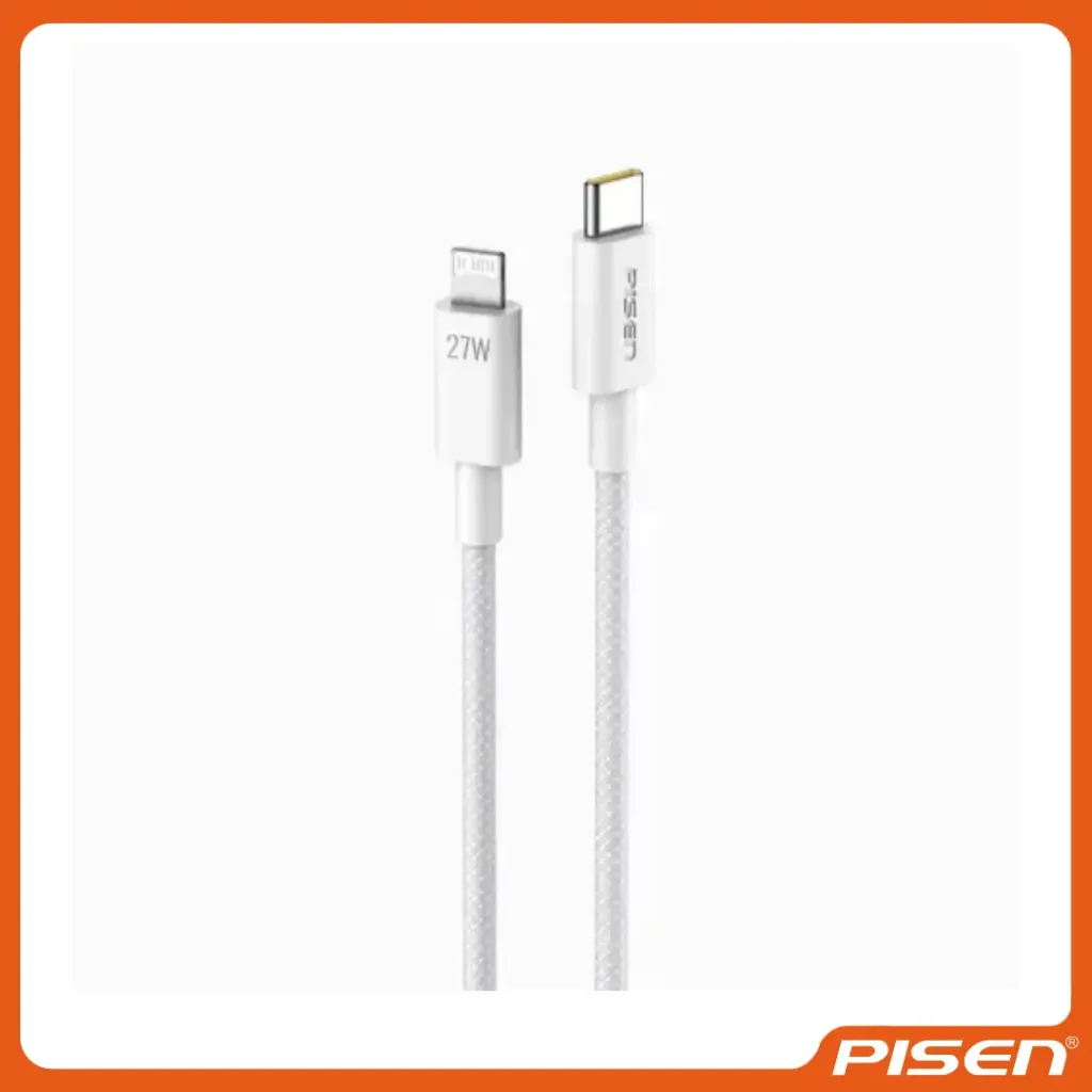 [F-PS-CLPD101000G] Cable de datos tejido colorido C a L 27W 1m CL-PD10-1000 PISEN