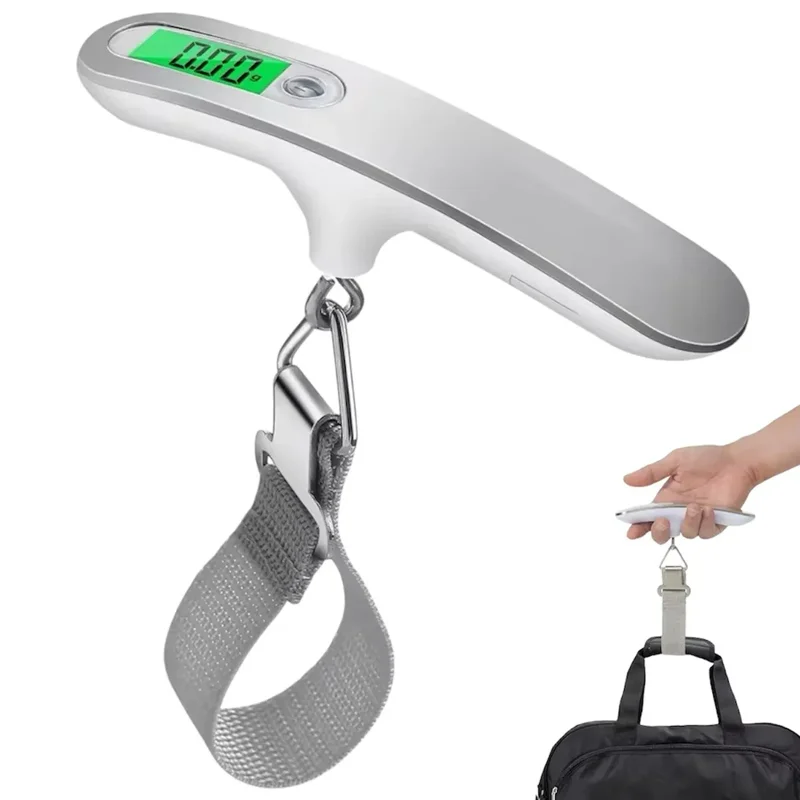Balanza De Mano Digital 50 Kg Viaje Valija Equipaje Pesca S06