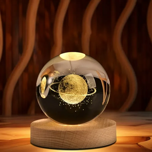 LÁMPARA ESFERA DE CRISTAL LED