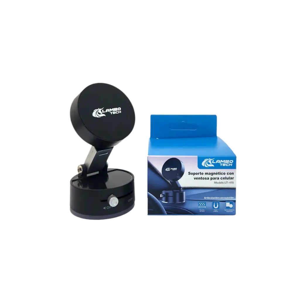 SOPORTE MAGNÉTICO CON VENTOSA - PACK X 43