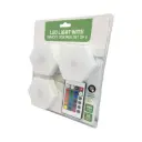 Set 3 Luces led Rgb Hexagonal para pared + control remoto •BULTO X10