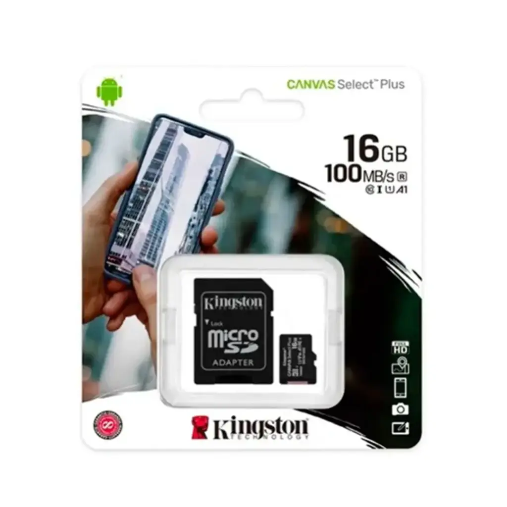 KINGSTON MEMORIAS 16GB •CAJA X25