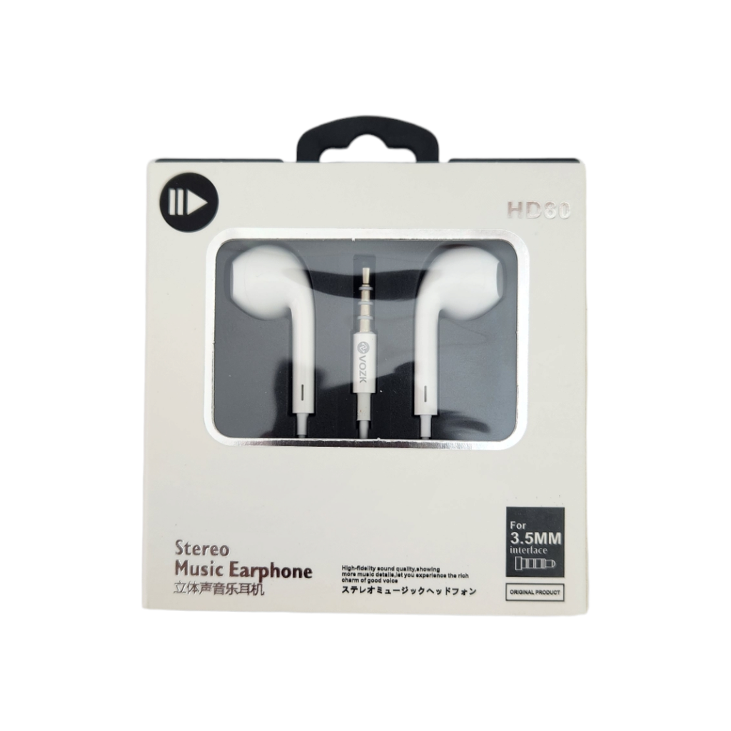 [AUR4002PLX200] Auriculares vozk con entrada plug 3.5 hd80 •BULTO X200