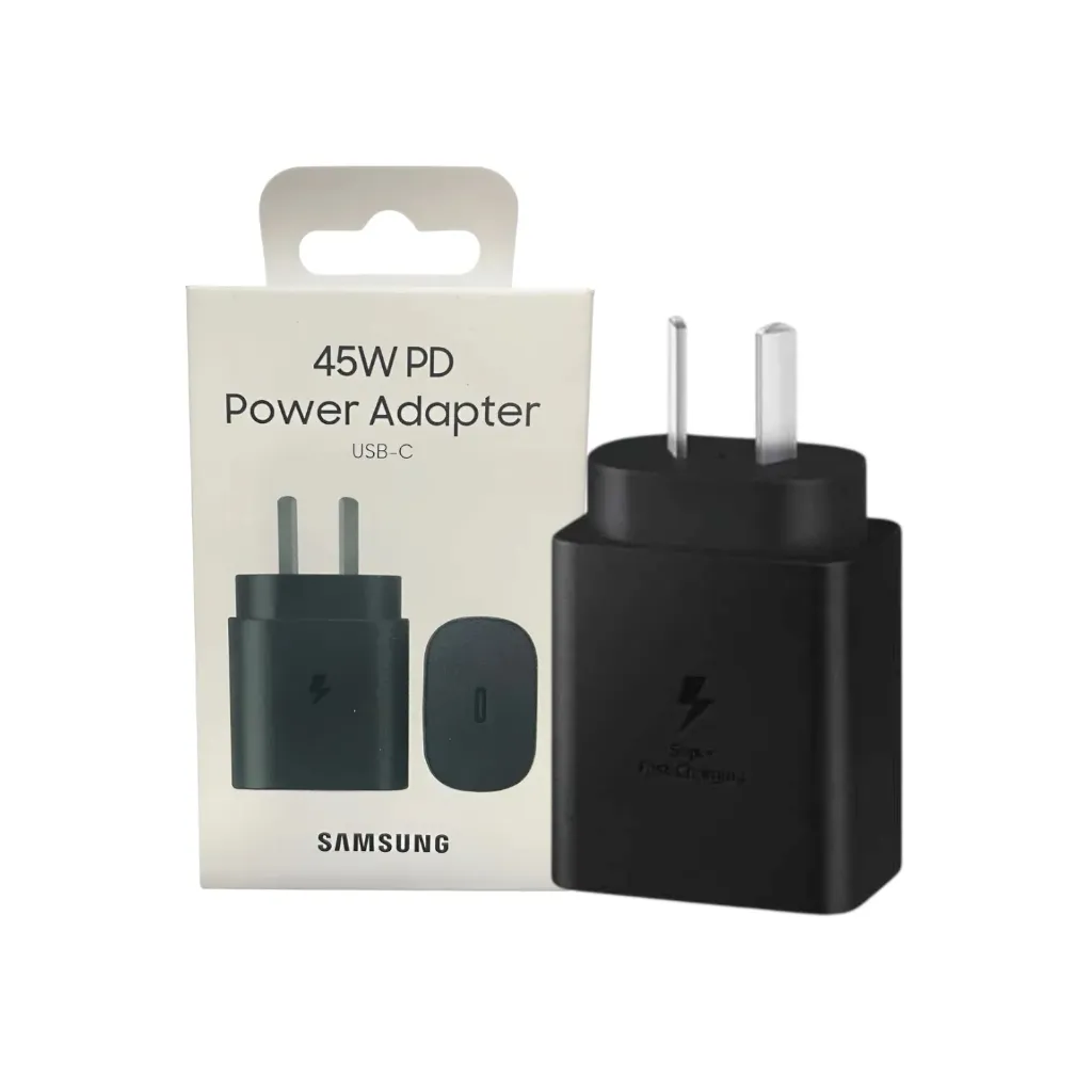 [F-HU003X10] Cargador samsung 45w ta800 cabeza sola •PACK X10