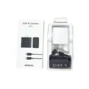 Cargadores samsung 45W completo  cabezales blanco y cable negro con caja negra •PROMO X11