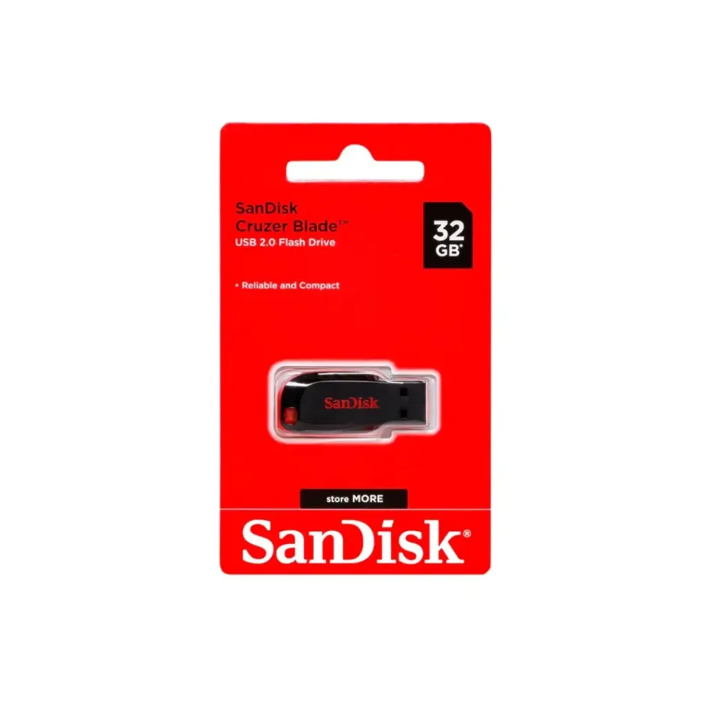PENDRIVE SANDISK 32GB •PACK X10