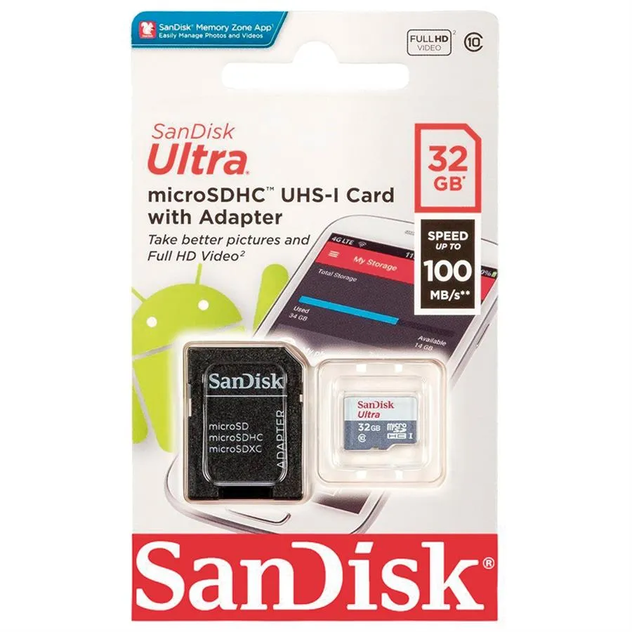 MEMORIA SANDISK 32GB - PACK X 20