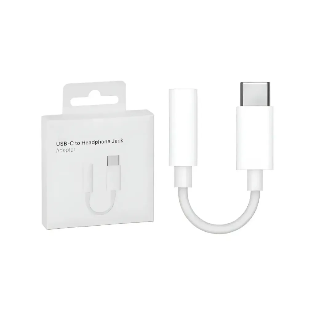 [DR007X20] ADAPTADOR JACK A LIGHTNING PARA IPHONE (DR) •PACK X20