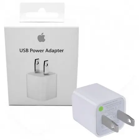 [F-DR011X5] CABEZAL USB 5W PATA RECTA PARA IPHONE (DR) •PACK X5