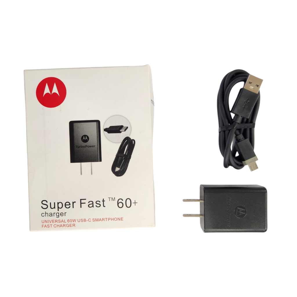 [DO75X12] Cargadores 60w usb v8 pata recta motorola •PACK X12