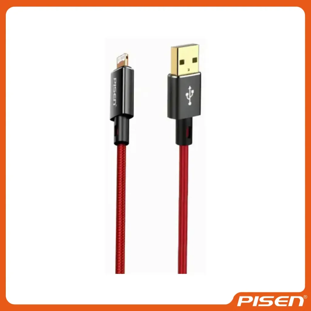 [F-PS-AC071000R] Cable USB A C Platinum (Rojo) • PISEN