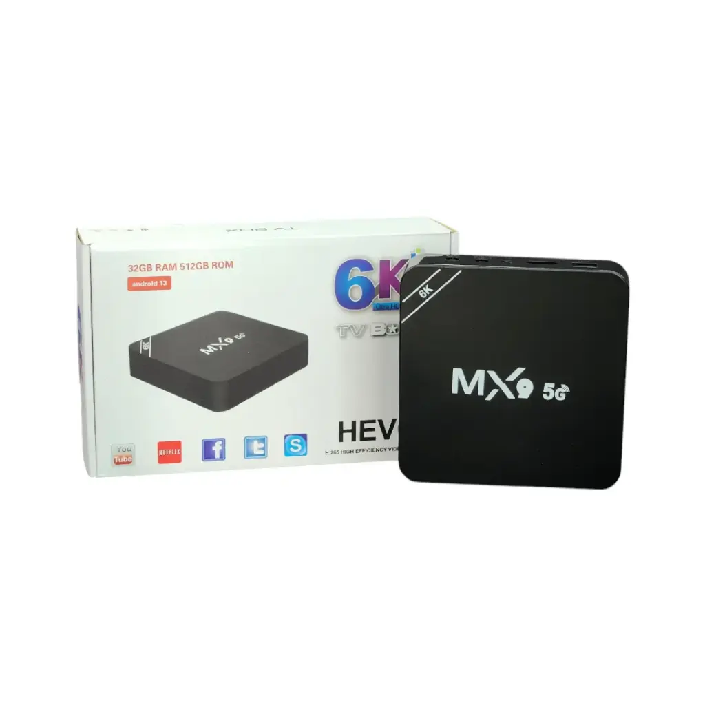 TV BOX 6K 32GB RAM 512GB ROM BULTO X19 (nuevo)