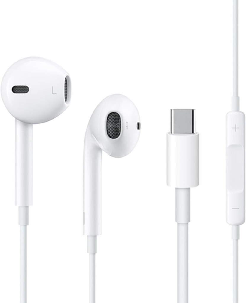 Auriculares iphone 15 original tipo c •PACK X10