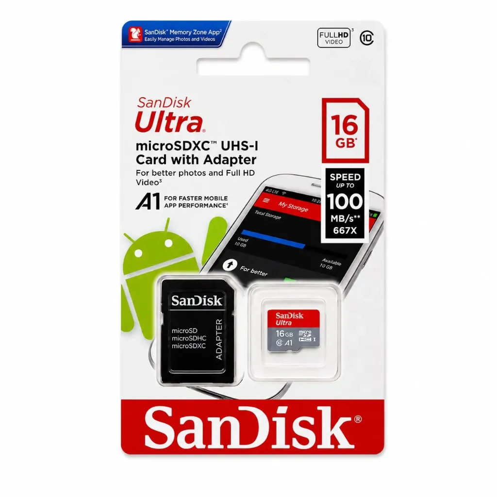 MEMORIA SANDISK 16GB- PACK X 20