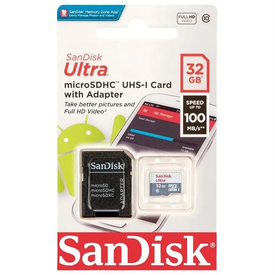 MEMORIA SANDISK 32GB- CAJA X 20