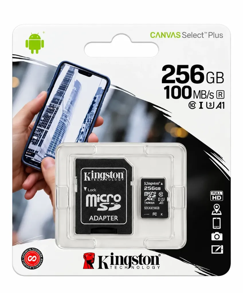 MEMORIA KINGSTON 256GB (BLANCAS) - PACK X 25