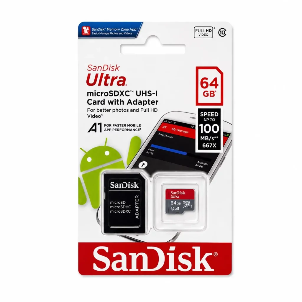 MEMORIA SANDISK 64GB- PACK X 20