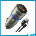 CARGADOR VEHICULAR COMPACTO 18W USB-C CON PROTECCIÓN IC INTELIGENTE - 1HORA