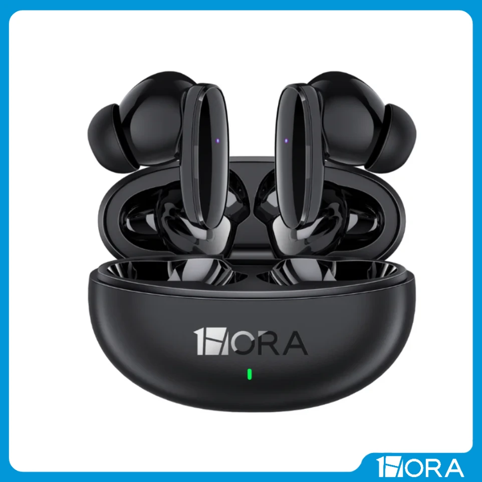 [F-AUT205-BL] AURICULARES INALÁMBRICOS CON LUCES LED - 1HORA (blanco)