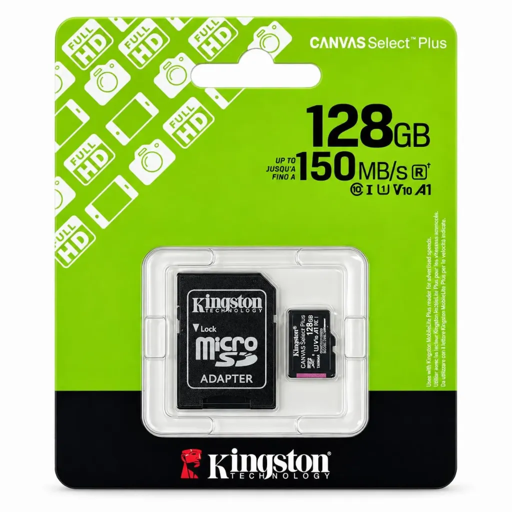 MEMORIA KINGSTON 128GB (VERDES) - PACK X 25