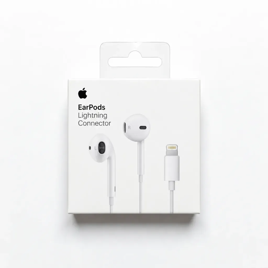 AURICULAR EARPODS TIPO LIGHTNING SIN BLUETOOTH - BULTO X 500