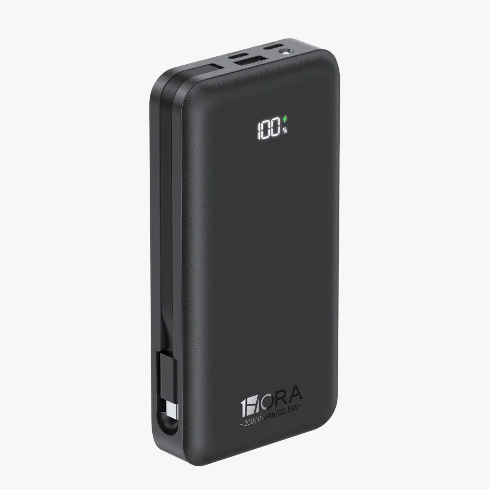 POWER BANK 22.5W 20.000MAH TIPO C - 1HORA - PACK X 40