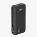 BATERÍA PORTÁTIL (POWER BANK) 20.000 mAh 22.5W CON CABLE TIPO C (NEGRO)- 1HORA - PACK X 40