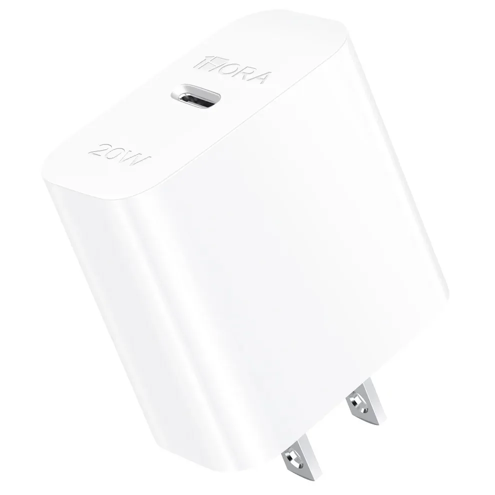 [DOL-GAR152B-AR] CABEZAL DE CARGA RAPIDA CON PATAS OBLICUAS PD20W (BLANCO) - 1HORA - PACK X 10