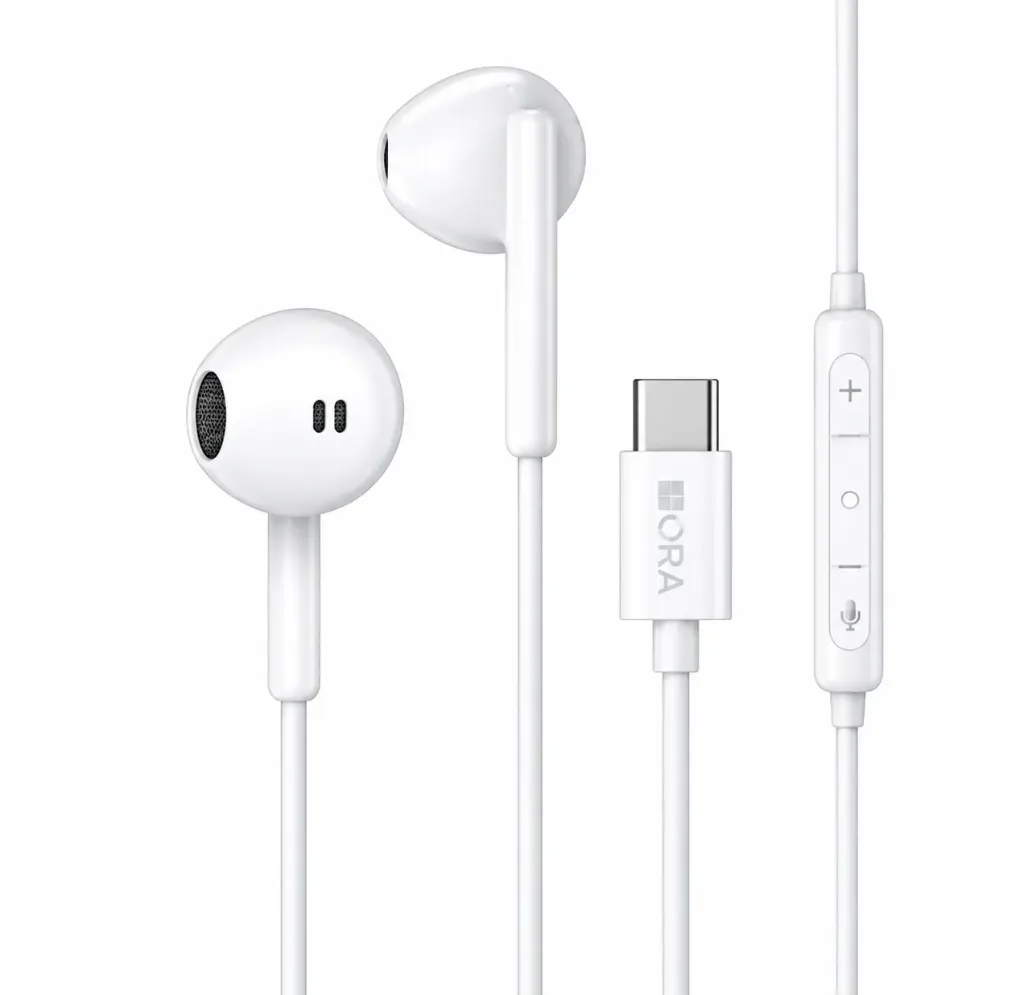 [DOL-AUT125B] AURICULARES INAUDITIVOS TIPO C (BLANCO)-1HORA - PACK X 50